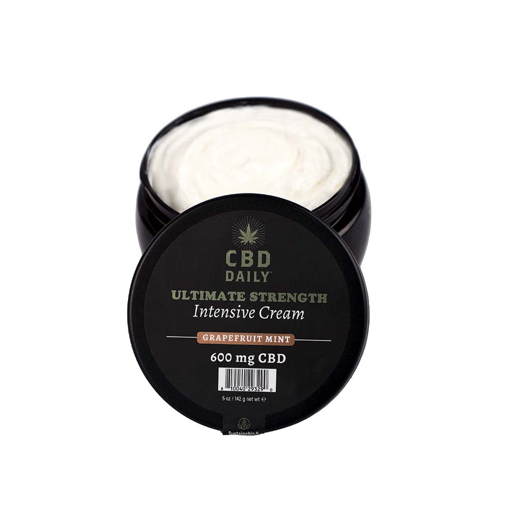 Earthly Body CBD Cream Grapefruit Mint 5 oz.