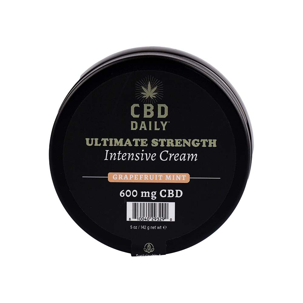 Earthly Body CBD Cream Grapefruit Mint 5 oz.