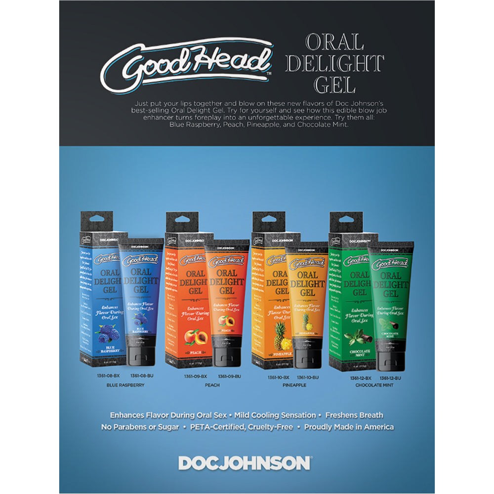 GoodHead Oral Delight Gel Pineapple 4 oz. Bulk