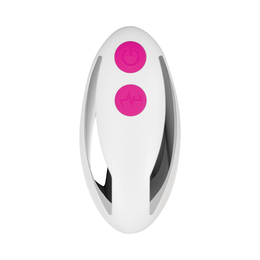 Gender X Under The Radar Rechargeable Remote-Controlled Magnetic Silicone Underwear Vibrator Pink