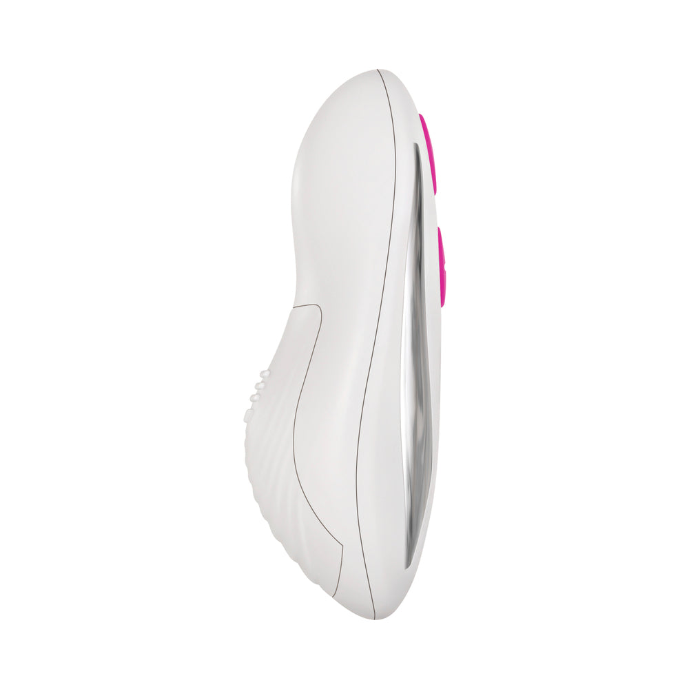 Gender X Under The Radar Rechargeable Remote-Controlled Magnetic Silicone Underwear Vibrator Pink
