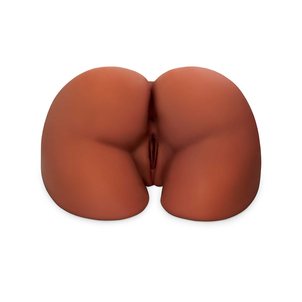 PDX Plus Perfect Ass XL Dual Entry Masturbator Brown