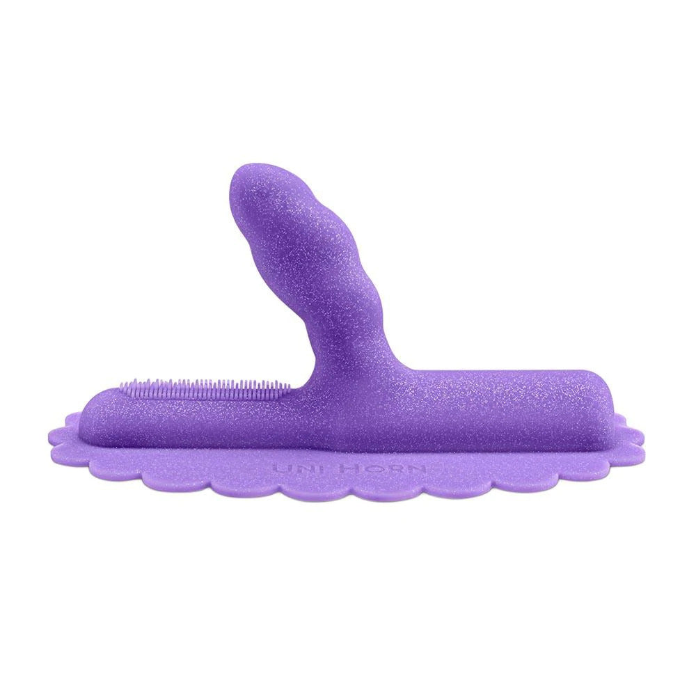The Unicorn Uni Horn Twisted Textured Silicone Attachment