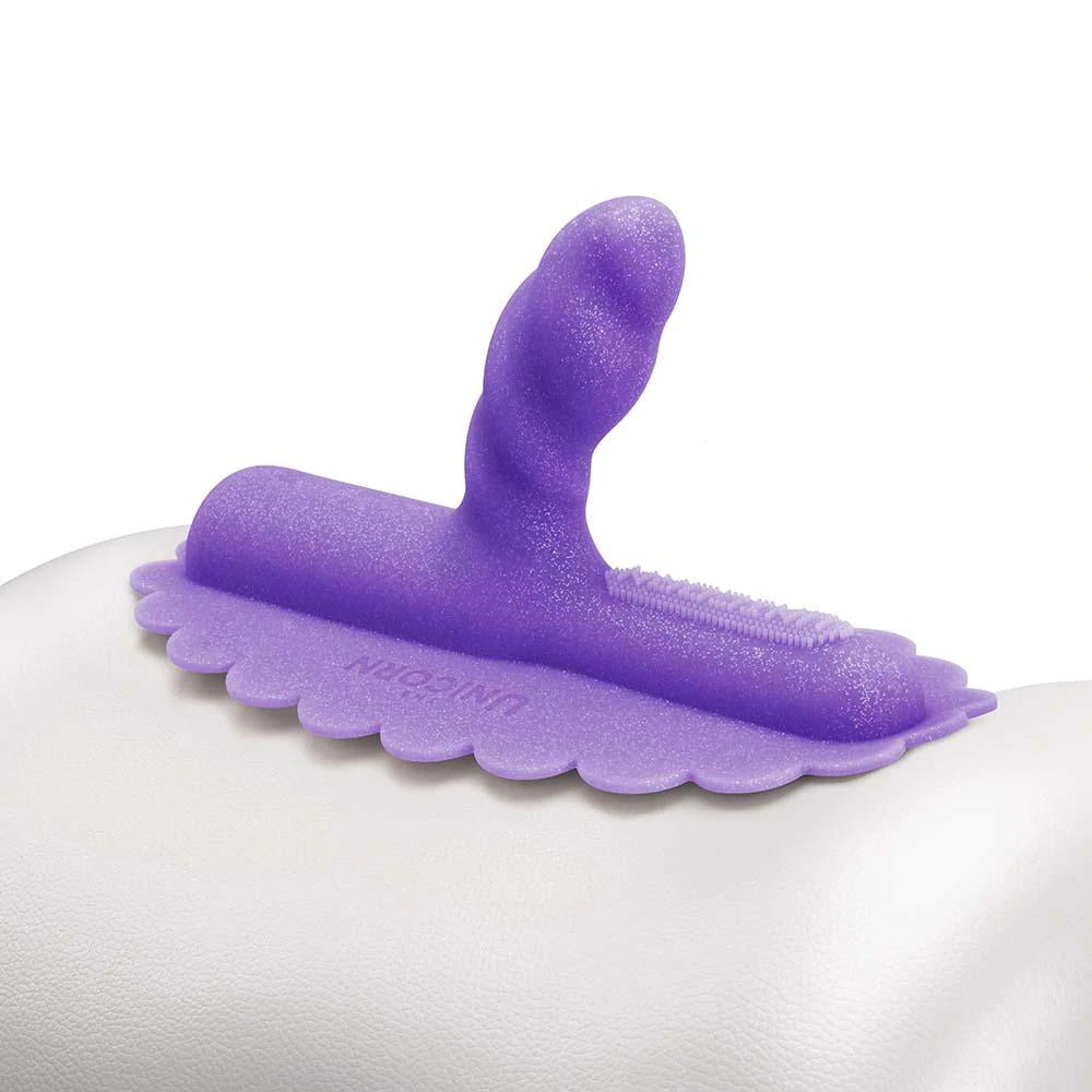 The Unicorn Uni Horn Twisted Textured Silicone Attachment
