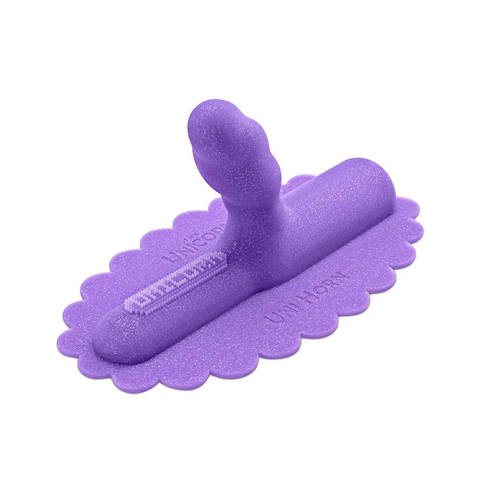 The Unicorn Uni Horn Twisted Textured Silicone Attachment
