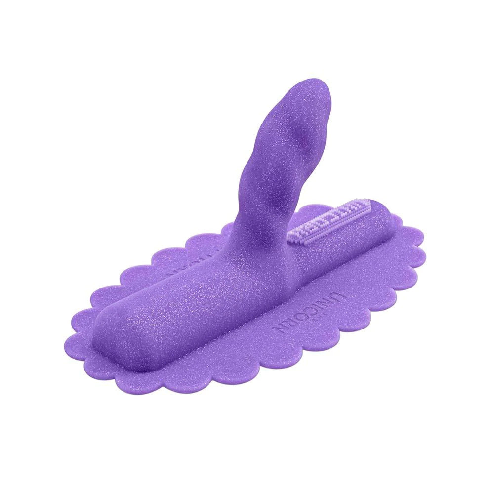 The Unicorn Uni Horn Twisted Textured Silicone Attachment