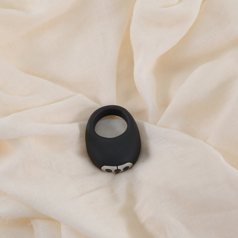 Je Joue Mio Rechargeable Vibrating Silicone Cock Ring Black