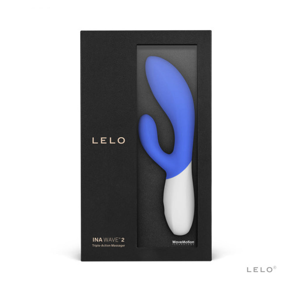 LELO INA WAVE 2 Dual Stimulator Blue