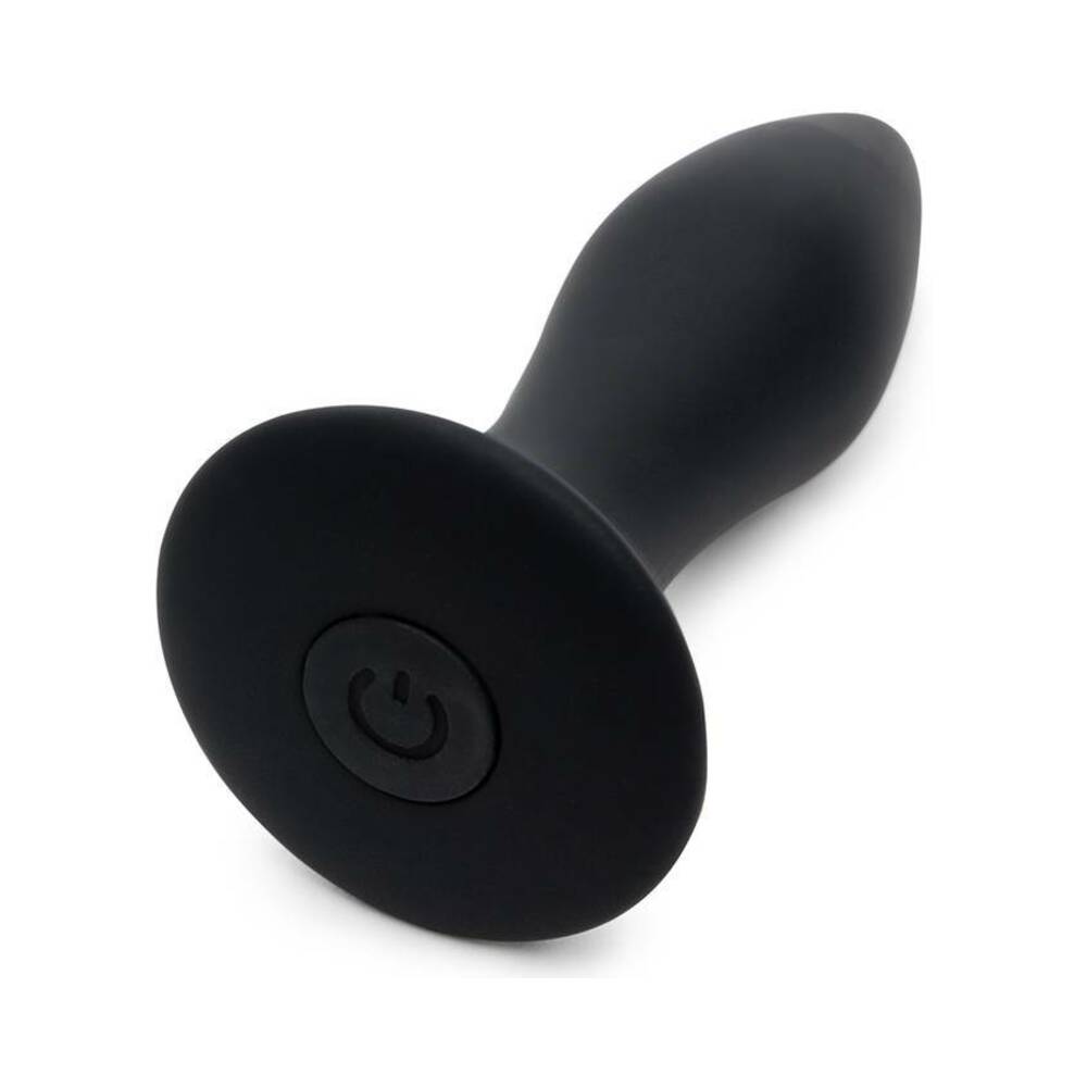Fifty Shades of Grey Sensation Rechargeable Silicone Vibrating Butt Plug Black