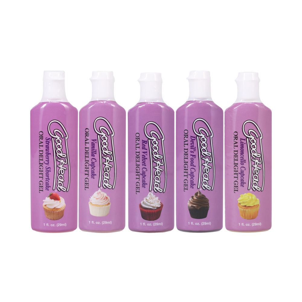 GoodHead Oral Delight Gel Cupcake 5 Pack 1 oz.