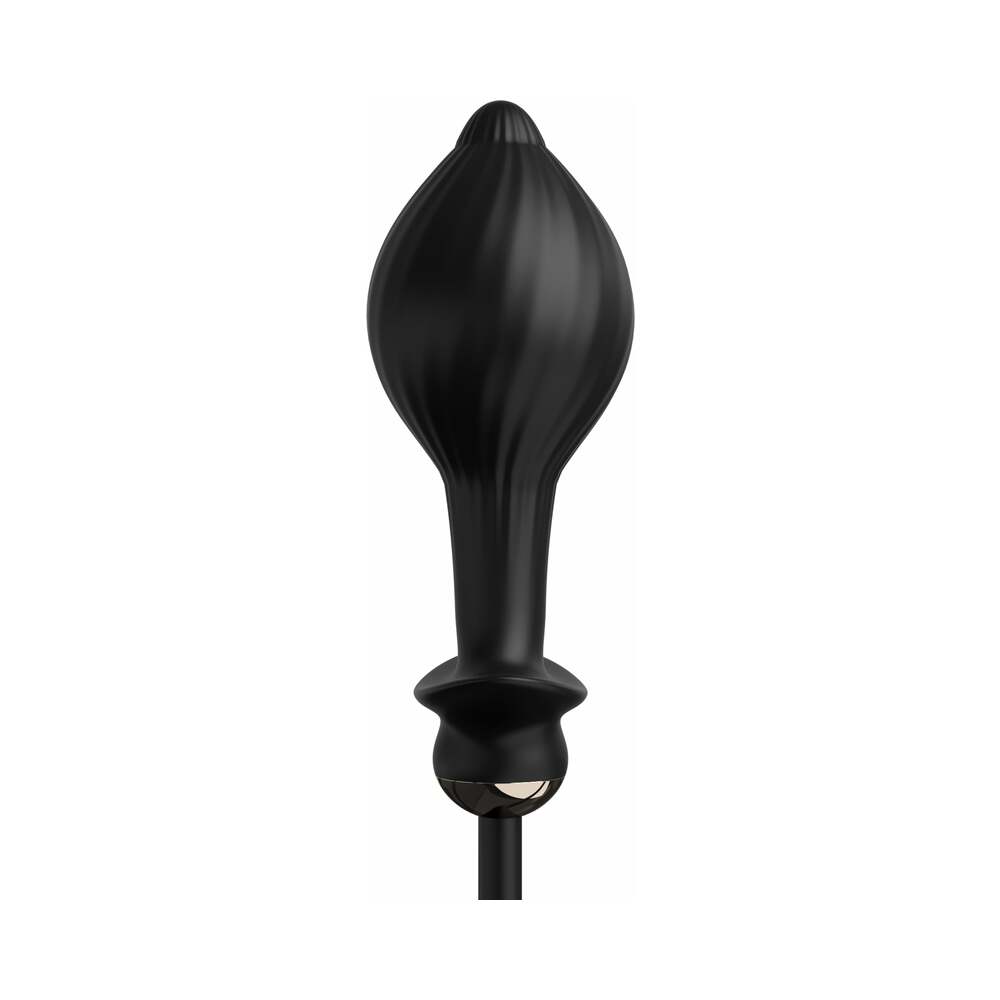 Anal Fantasy Elite Collection Auto-Throb Inflatable Vibrating Plug Black
