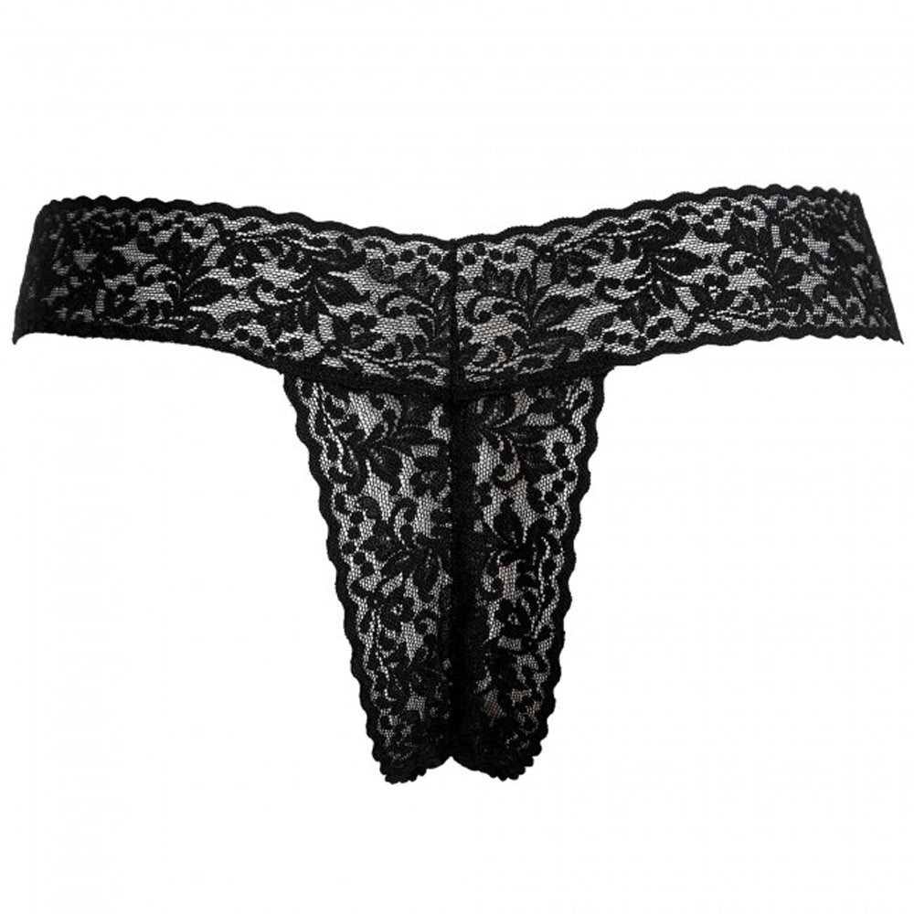 Love to Love Secret Panty 2 Rechargeable Vibrating Panty Set With Remote Black Onyx (box)