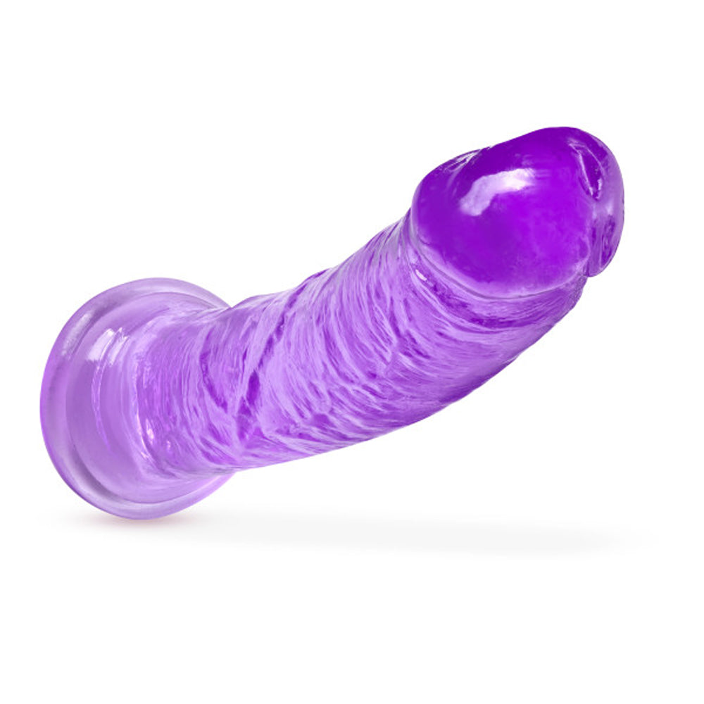 B Yours Plus Roar n' Ride 8 in. Dildo Purple
