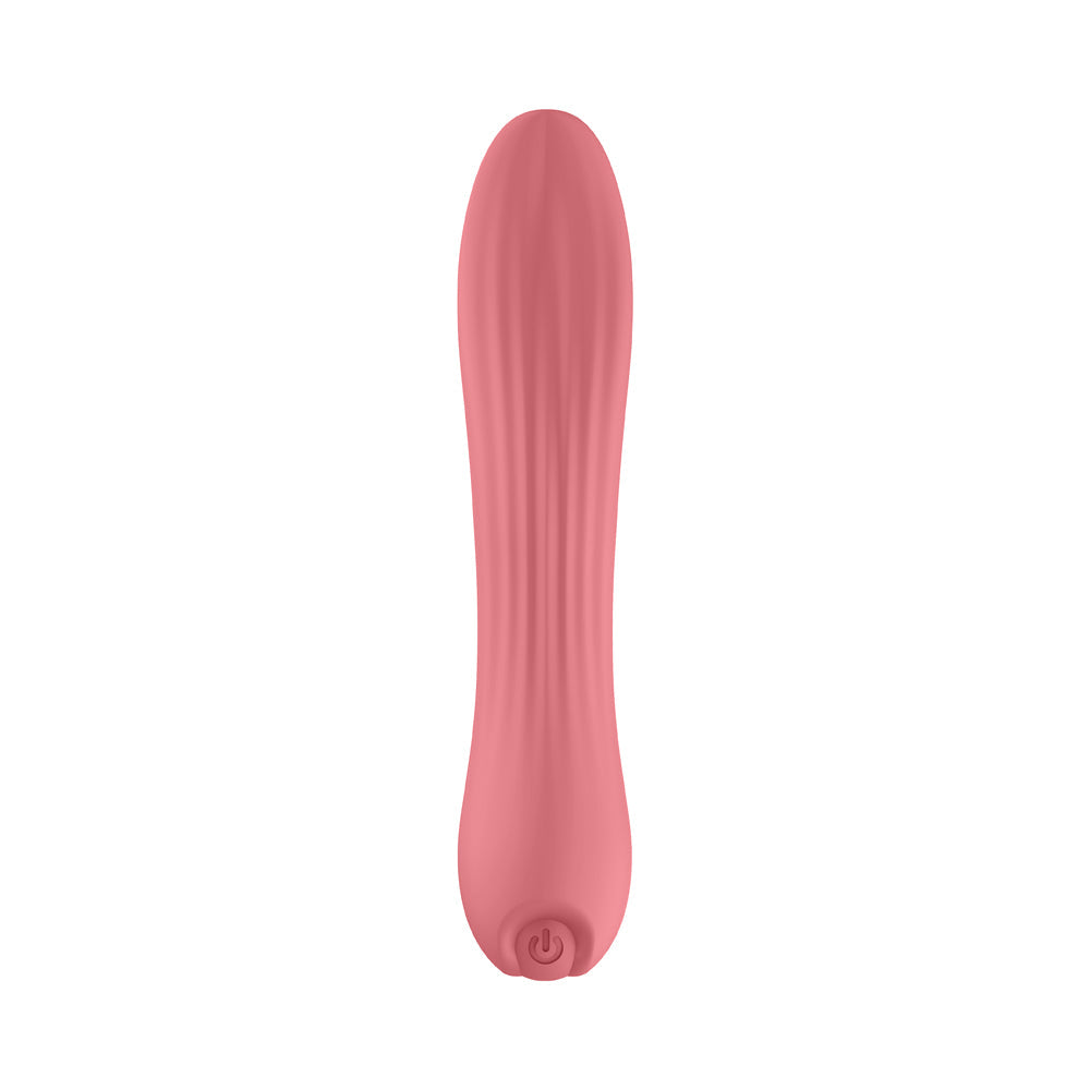 Luv Inc Tv23 Tongue Vibrator Rechargeable Silicone Coral