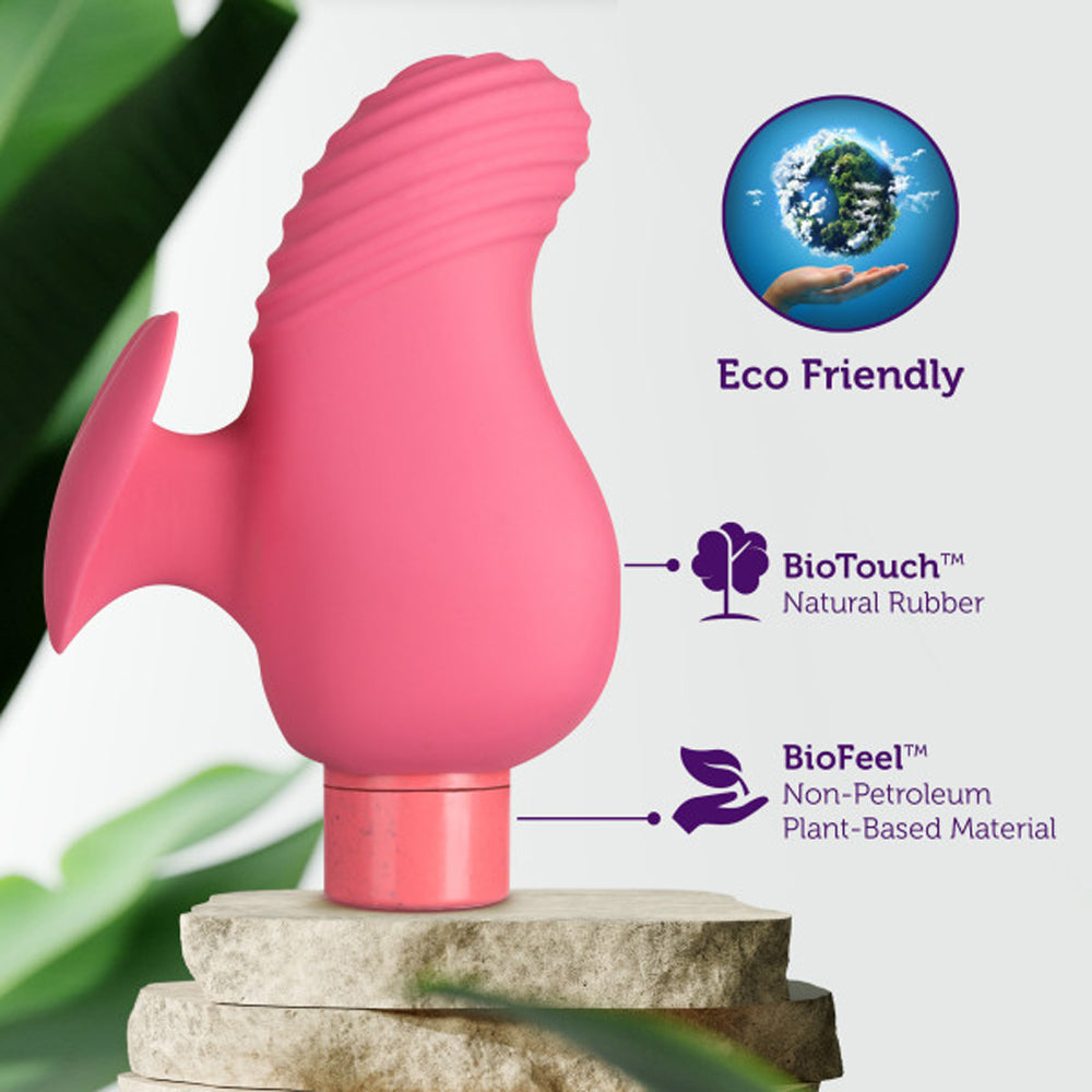 Gaia Eco Love Bullet Vibrator and Sleeve Coral