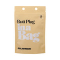Doc Johnson Butt Plug In A Bag 5 in. Silicone Black