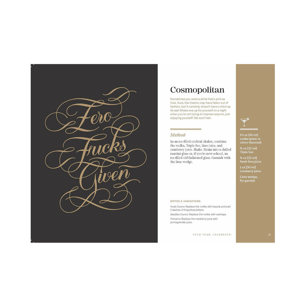 Calligraphuck Classy as Fuck Cocktails: 60+ Damn Good Recipes for All Occasions