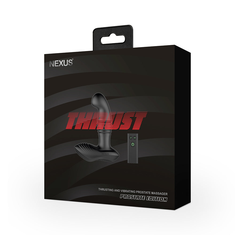 Nexus Thrust Prostate Edition Thrusting Vibrating Prostate and Perineum Massager Black