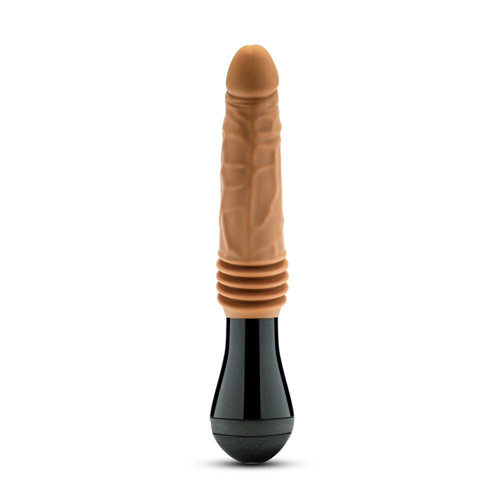 Dr. Skin Silicone Dr. Arthur Thrusting Gyrating Vibrating Dildo Tan