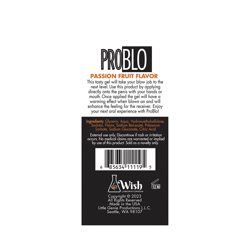 Pro Blo Passion Fruit 1.5 oz.