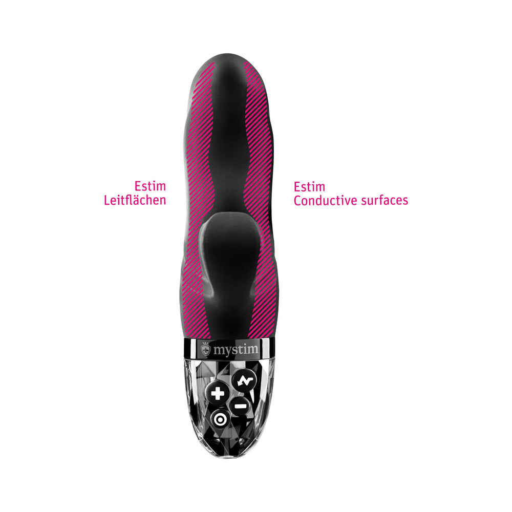 Mystim Hop Hop Bob eStim Vibrator Black