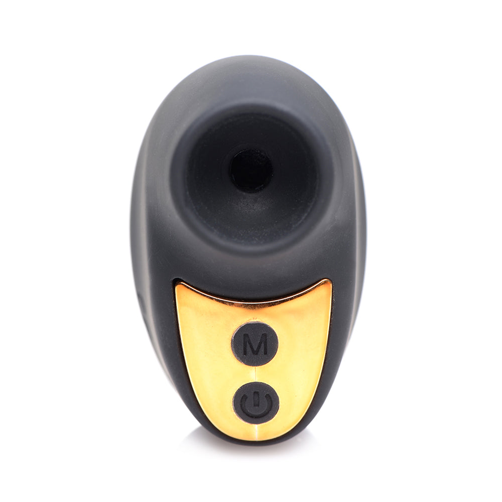 Shegasm Mini 12X Mini Silicone Clit Stimulator Black