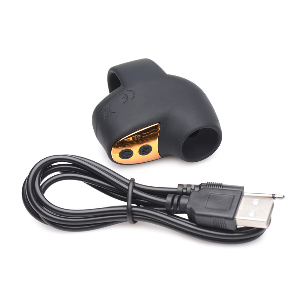 Shegasm Mini 12X Mini Silicone Clit Stimulator Black