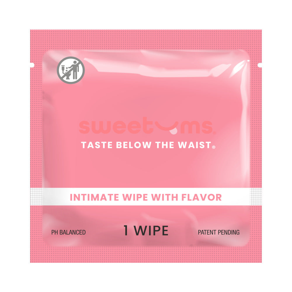 Sweetums Intimate Wipes Cherry Flavor 10-Pack