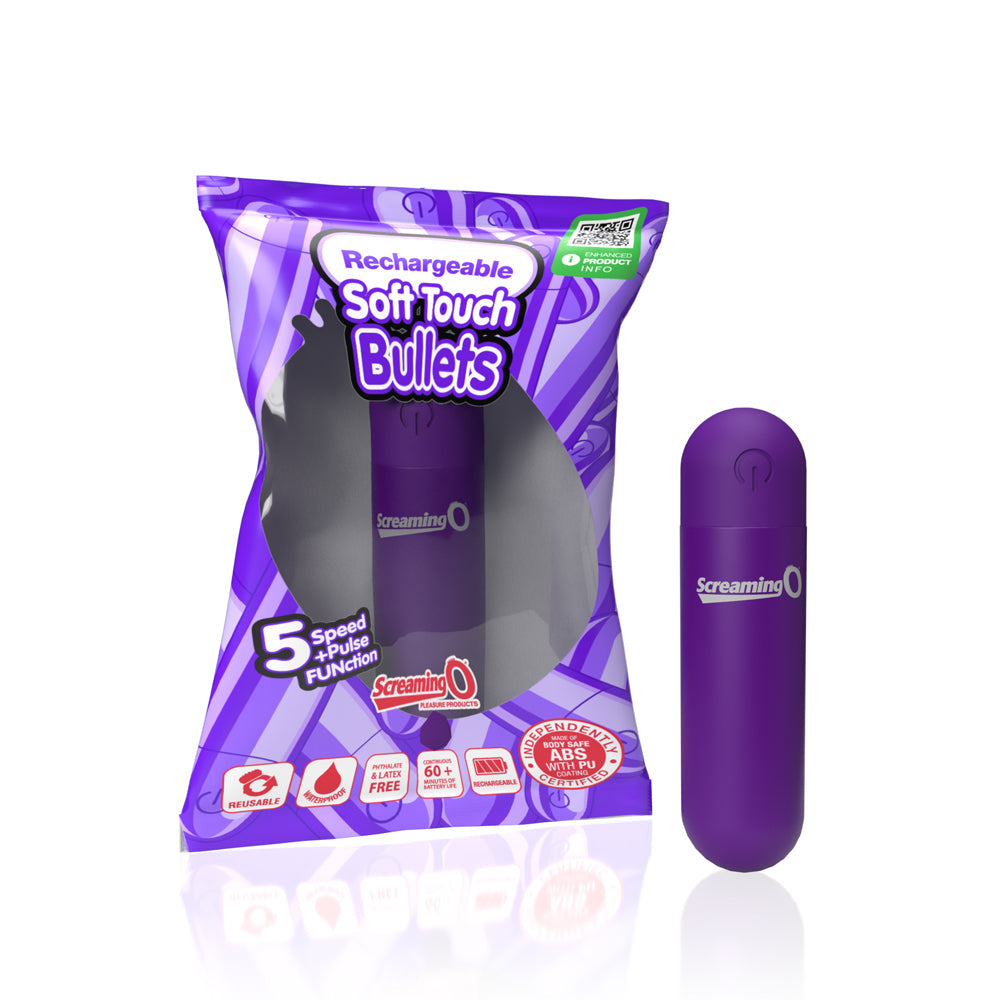 Screaming O Soft Touch Rechargeable Bullets in POP 12pc Box Assorted