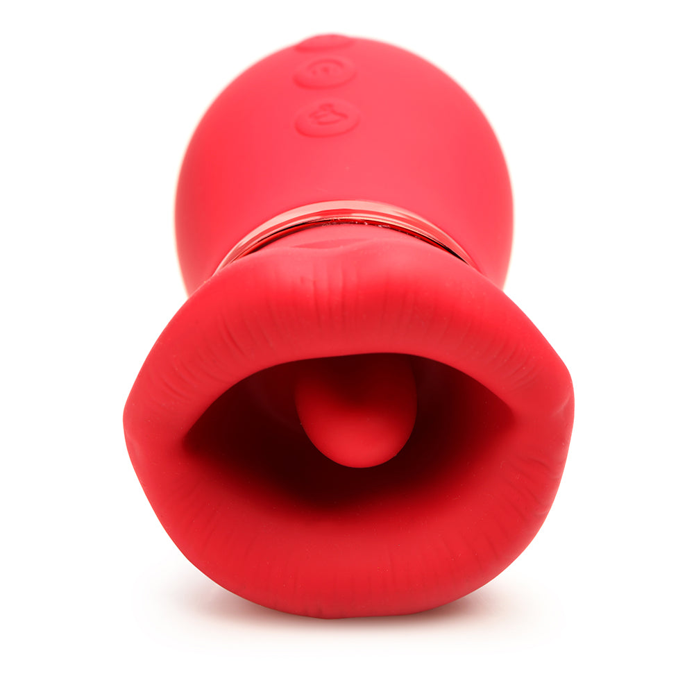 Lickgasm Kiss Me More Kissing, Sucking, & Vibrating Clitoral Stimulator