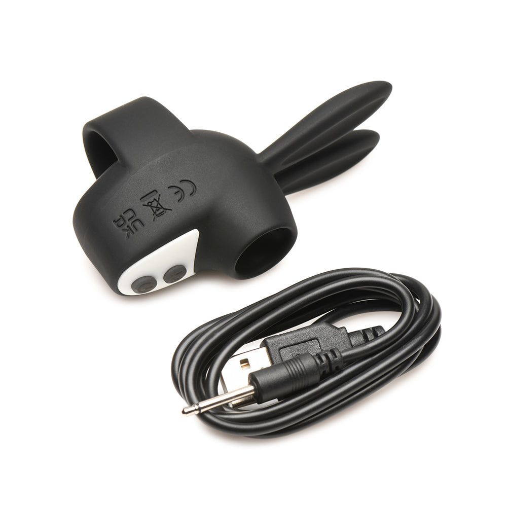 Shegasm Sucky Bunny Clit Stimulator Black