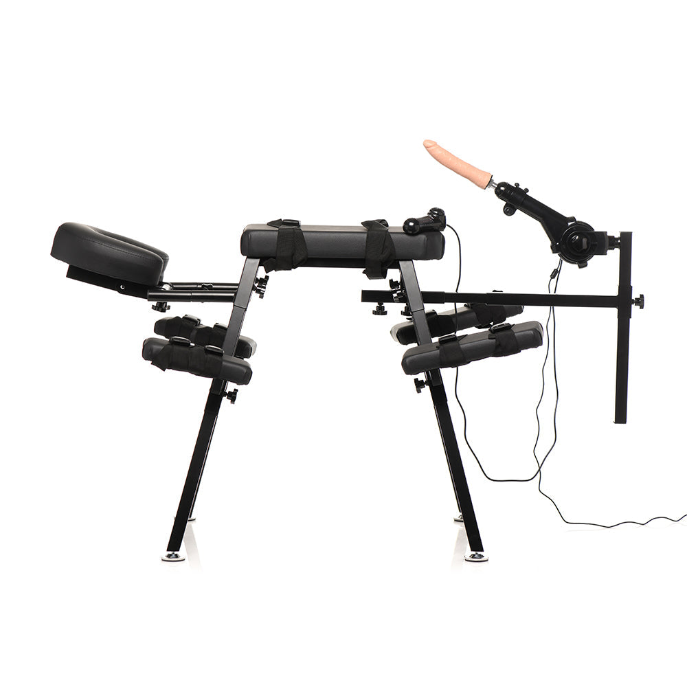 Master Series Obedience Bench with Sex Machine (Dropship Only)