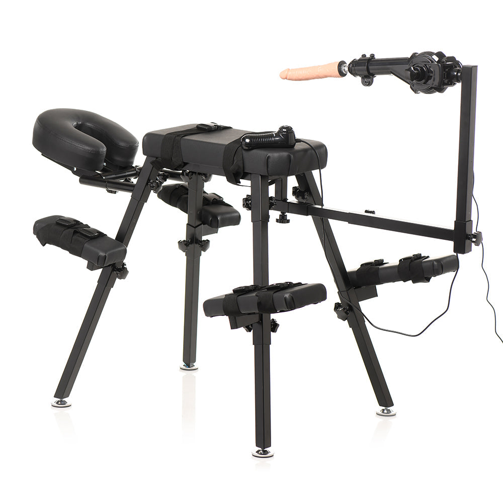 Master Series Obedience Bench with Sex Machine (Dropship Only)