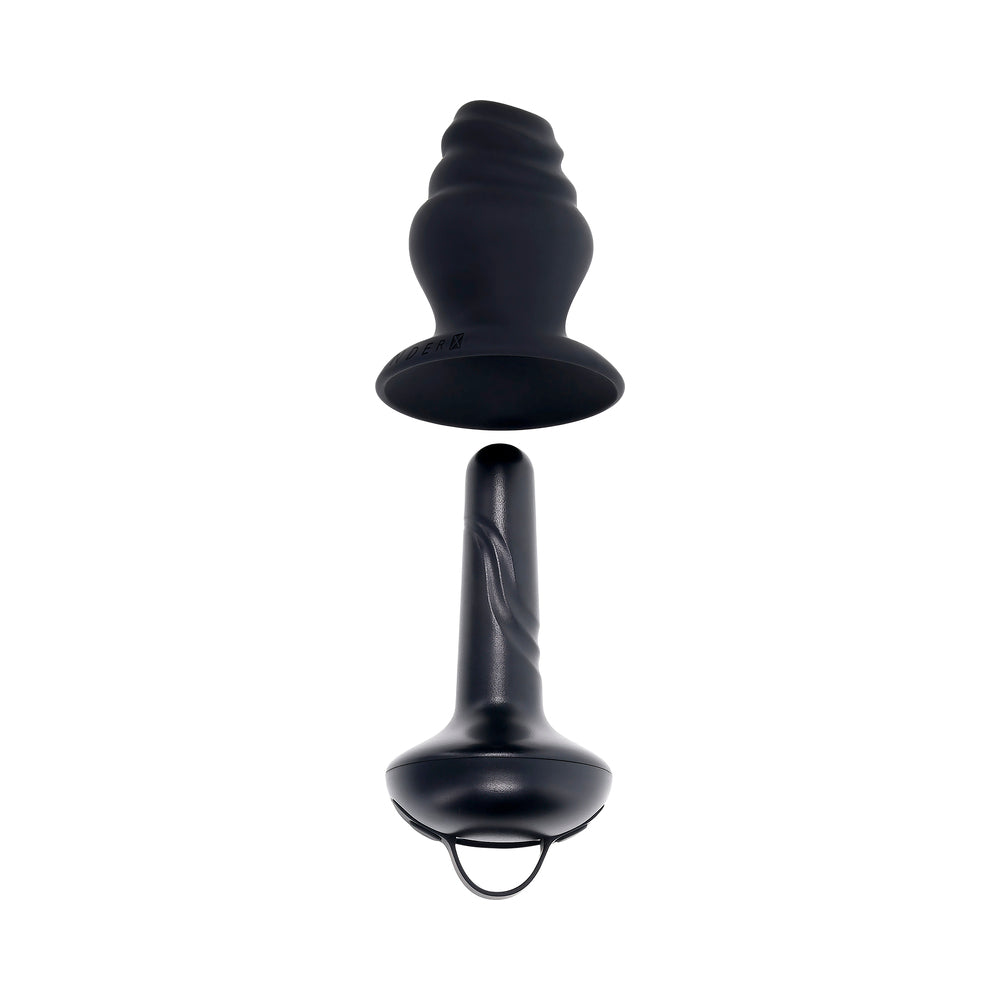 Gender X Echo Rechargeable Vibrating Sheathed Silicone Black