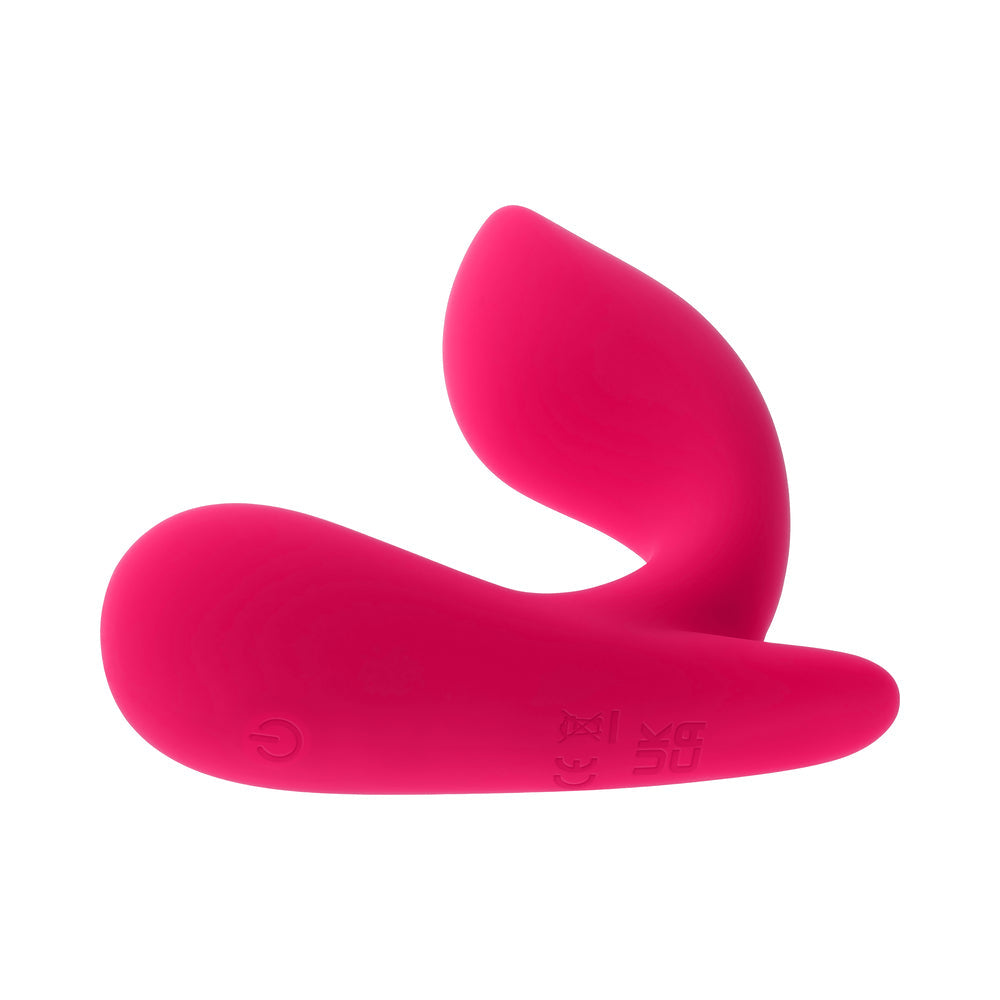 Gender X All About the Bass Rechargeable Vibrator with Remote Silicone Red