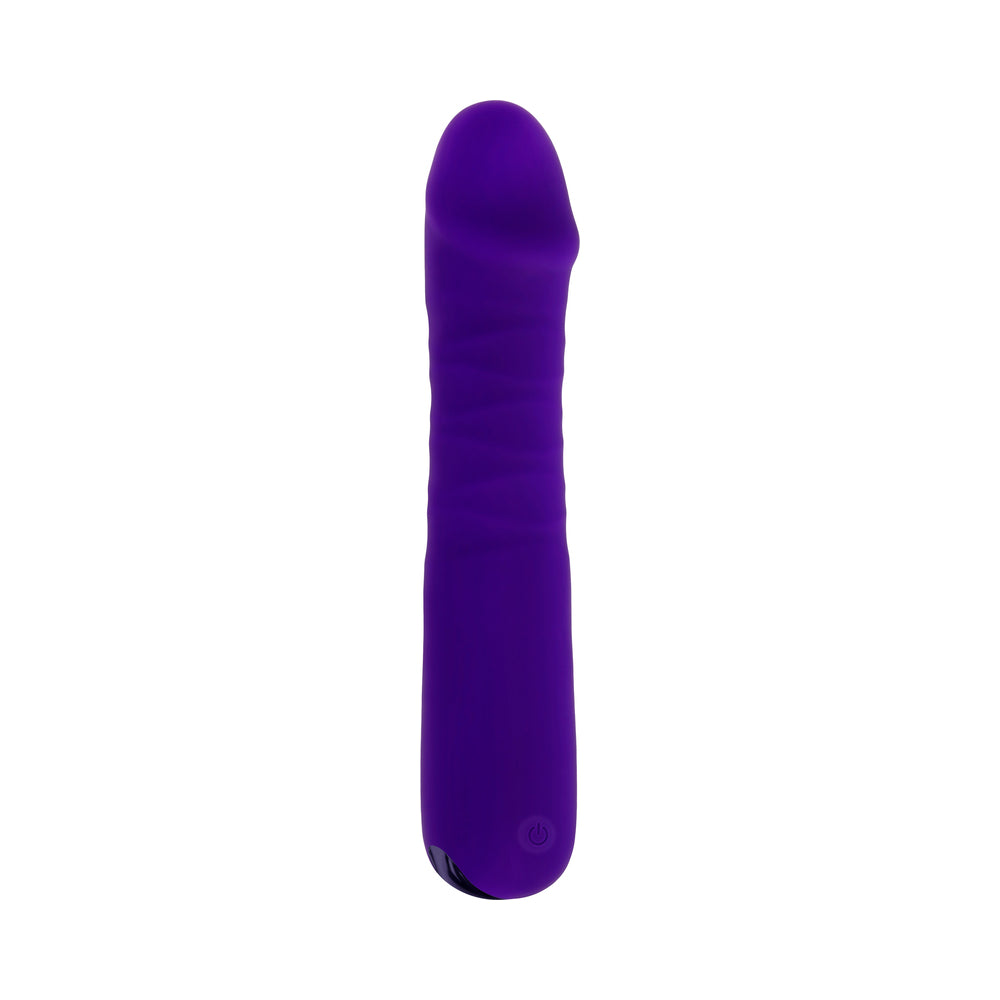 Selopa Ambition Rechargeable Thrusting Vibrator Silicone Purple