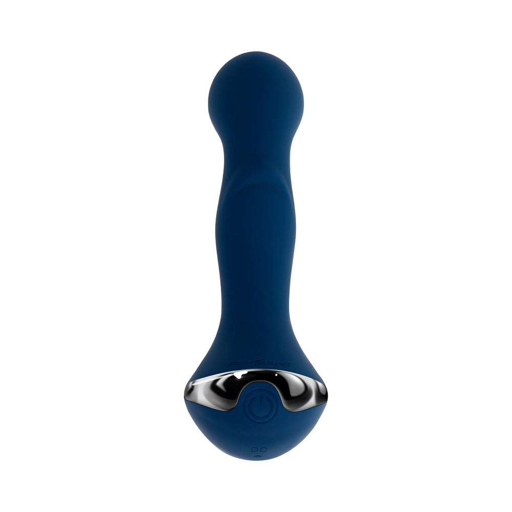Zero Tolerance Blue Oasis Rechargeable Vibrating Prostate Vibrator Silicone Blue