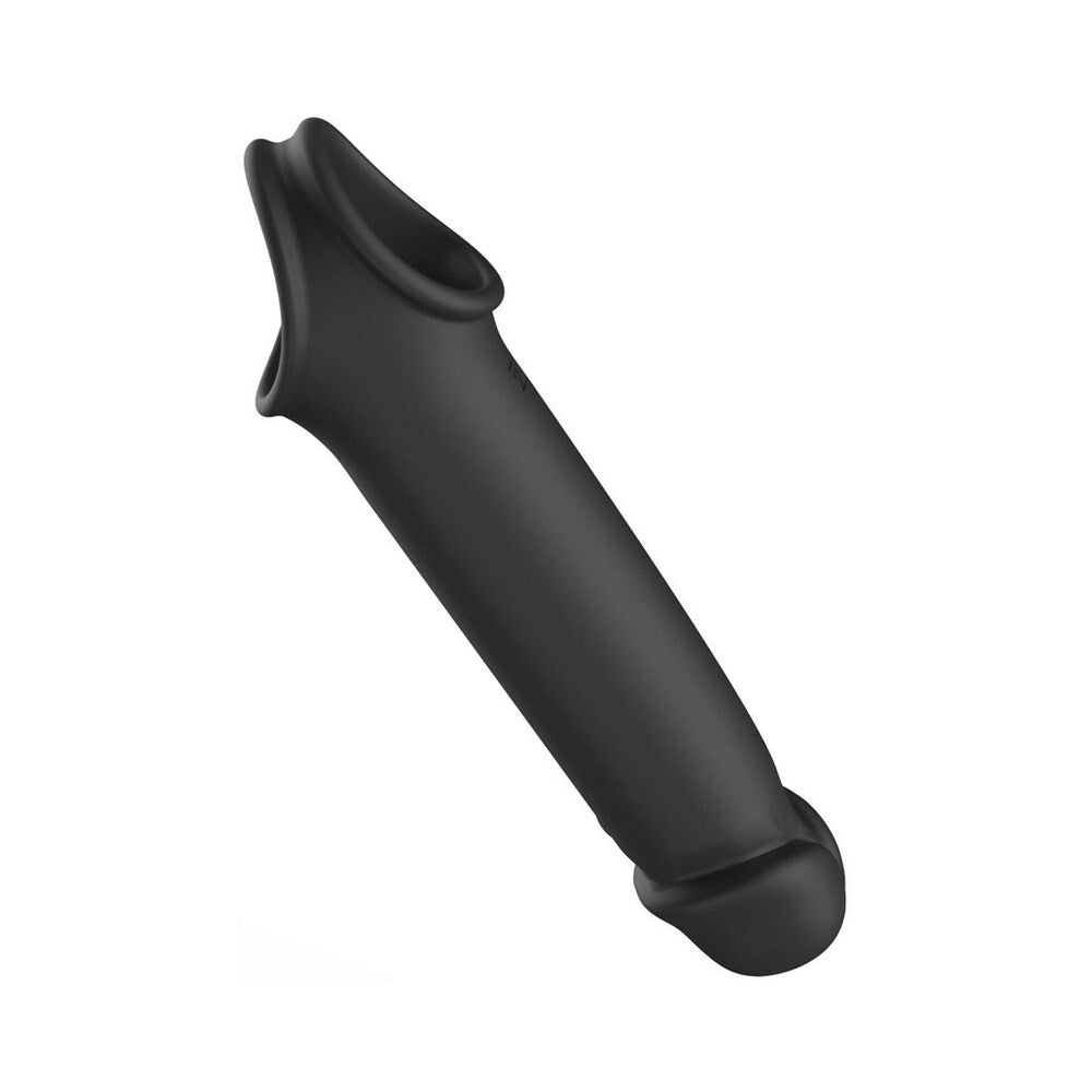 Adam & Eve Adam's XL Vibrating Extension Silicone with Remote Control