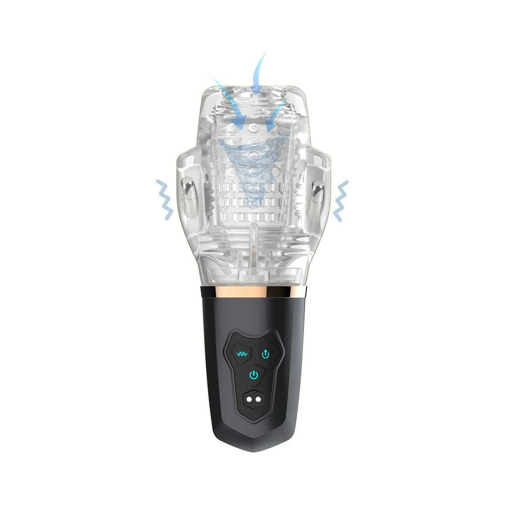 Adam & Eve Adam's Gawk Gawk 2.0 Sucking & Vibrating Sleeve