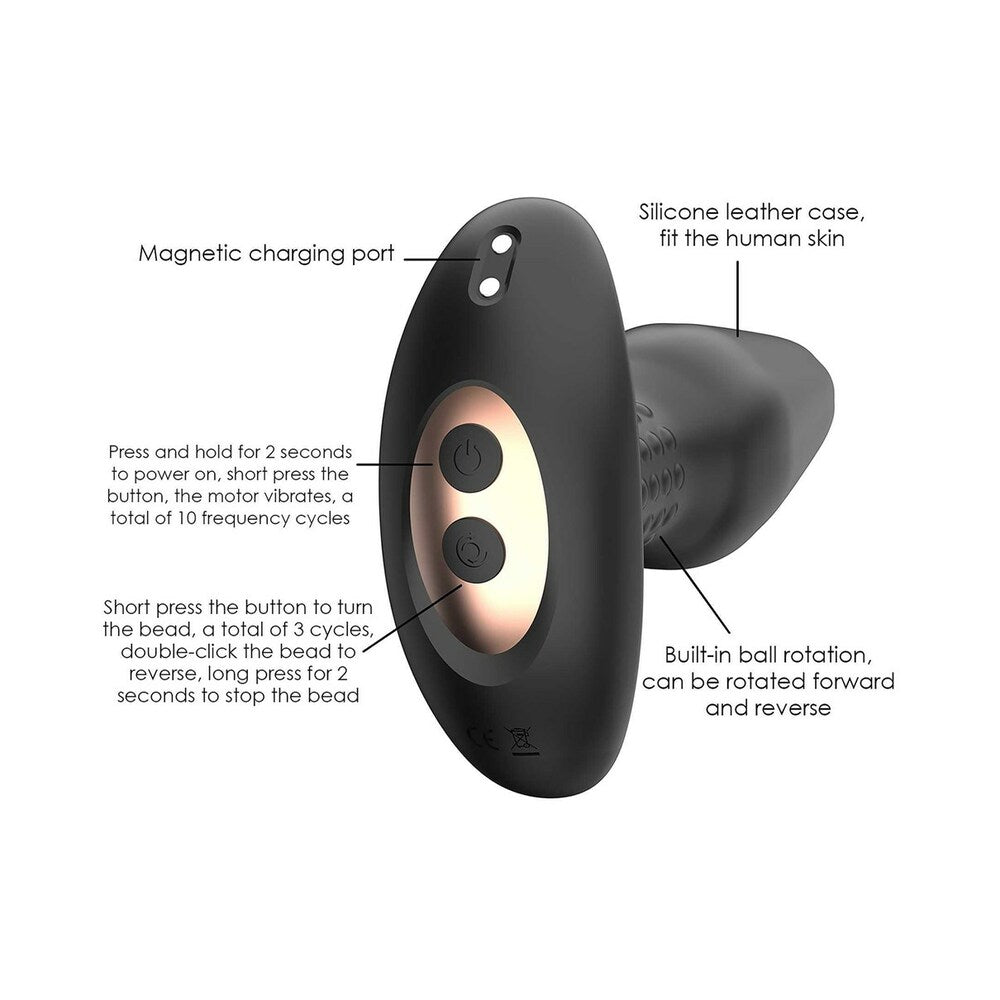Adam & Eve Carl Jr. Vibrating & Rimming Plug