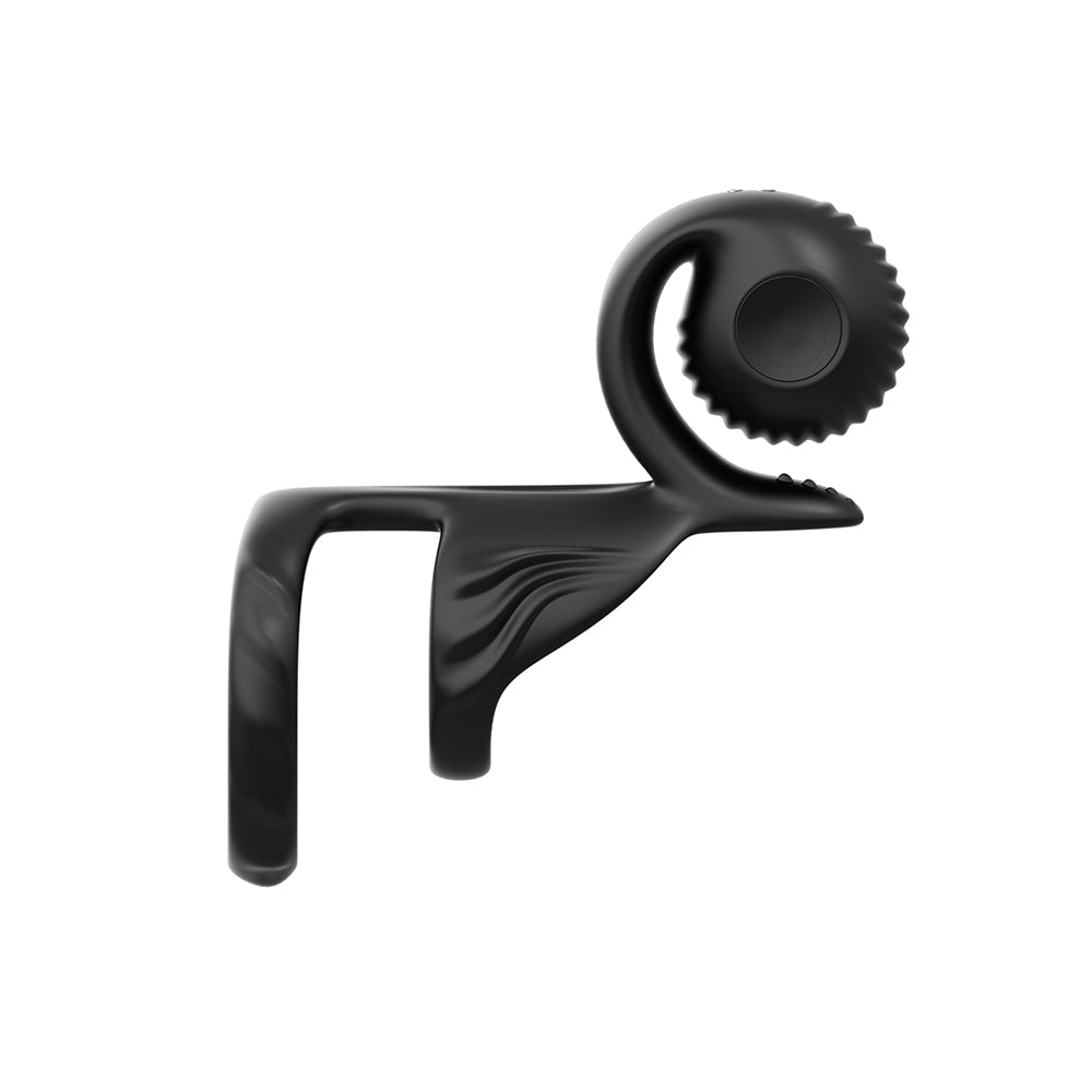 SVibe Snail Jovi Couples Ring Black