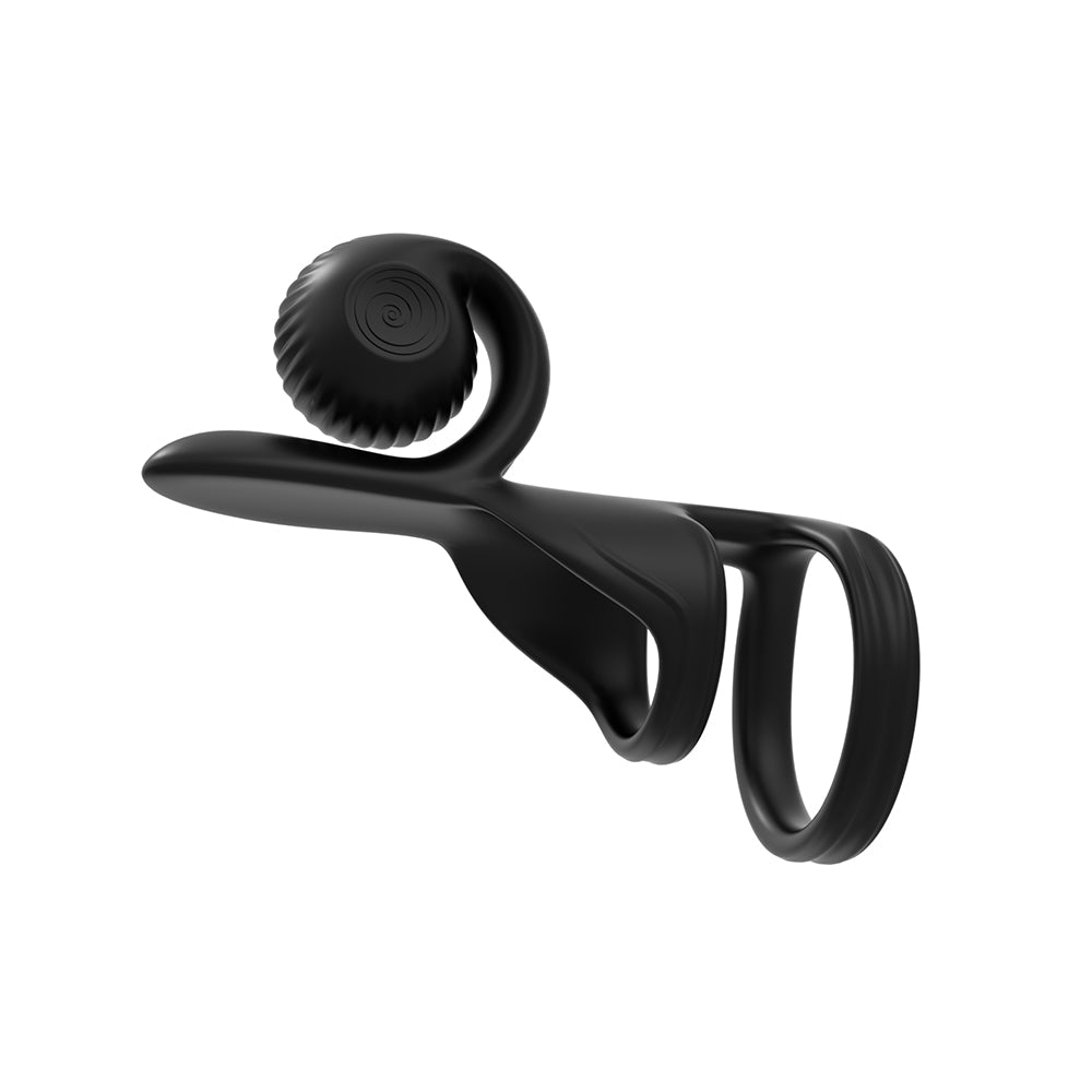 SVibe Snail Jovi Couples Ring Black