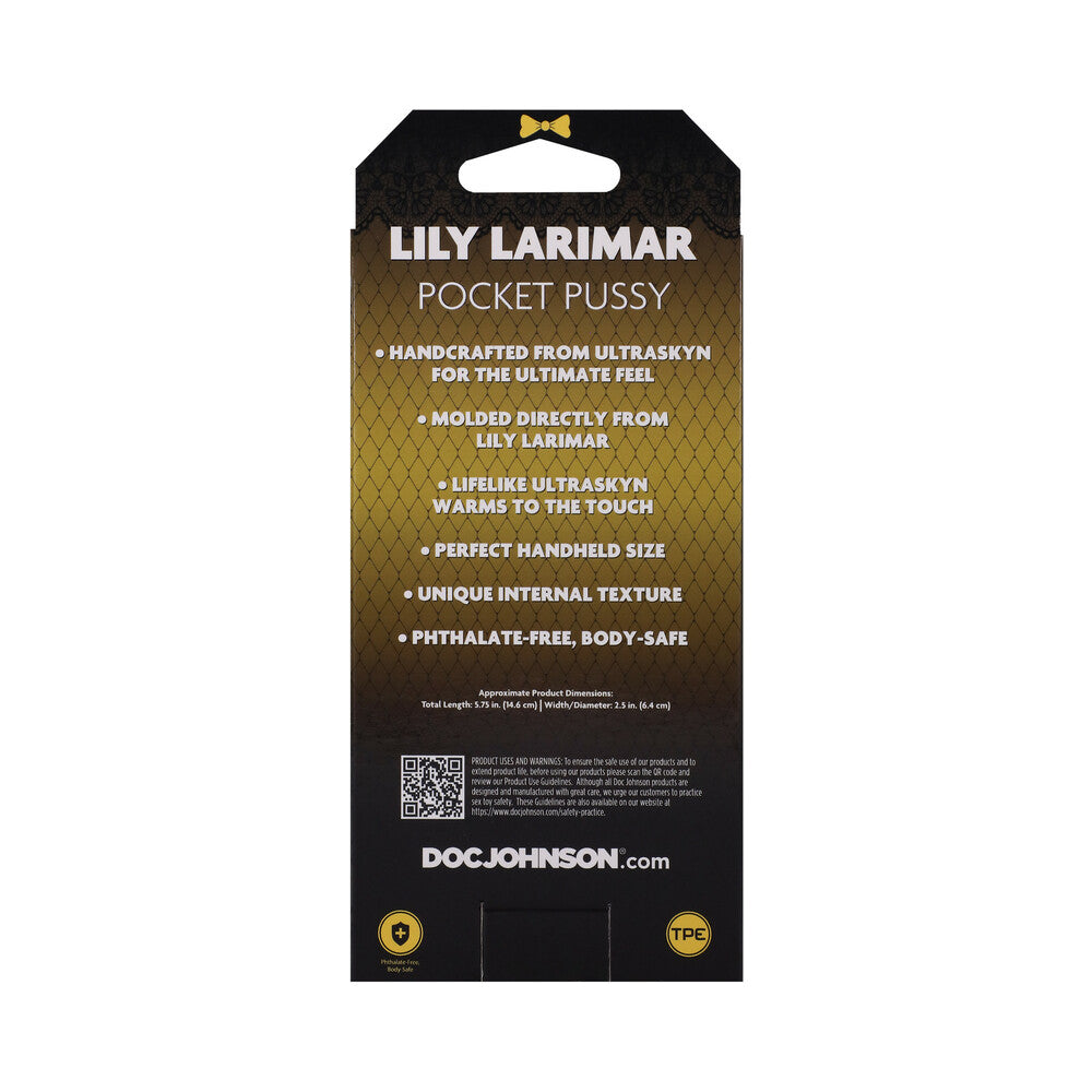 Signature Strokers Lily Larimar ULTRASKYN Pocket Pussy Vanilla