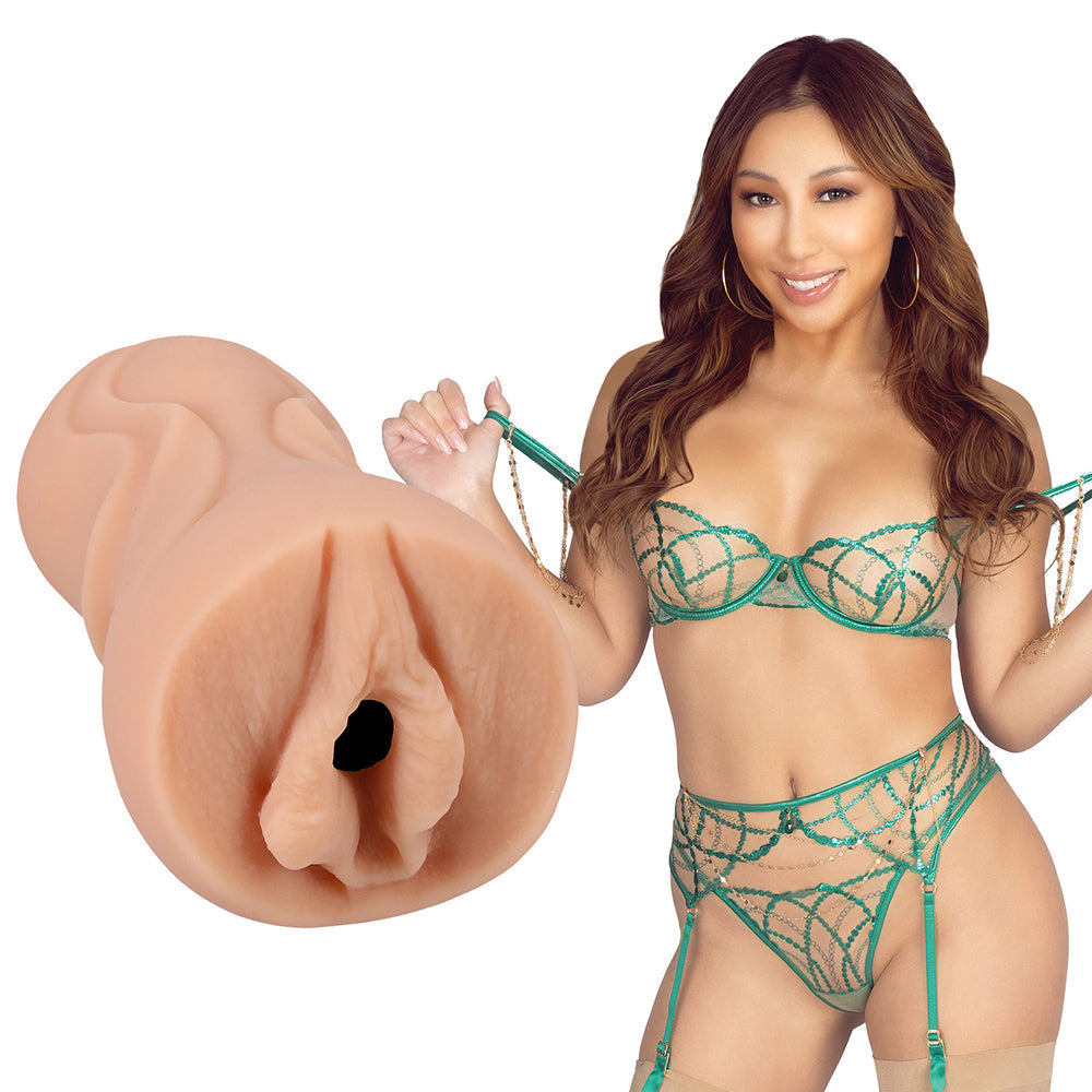 Signature Strokers Nicole Doshi ULTRASKYN Pocket Pussy Vanilla