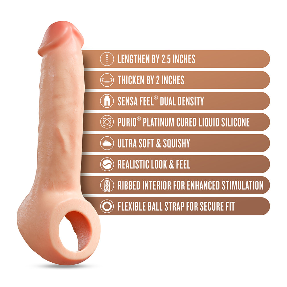 Performance Plus Thrive 2.5 in. Silicone Penis Xtender Beige