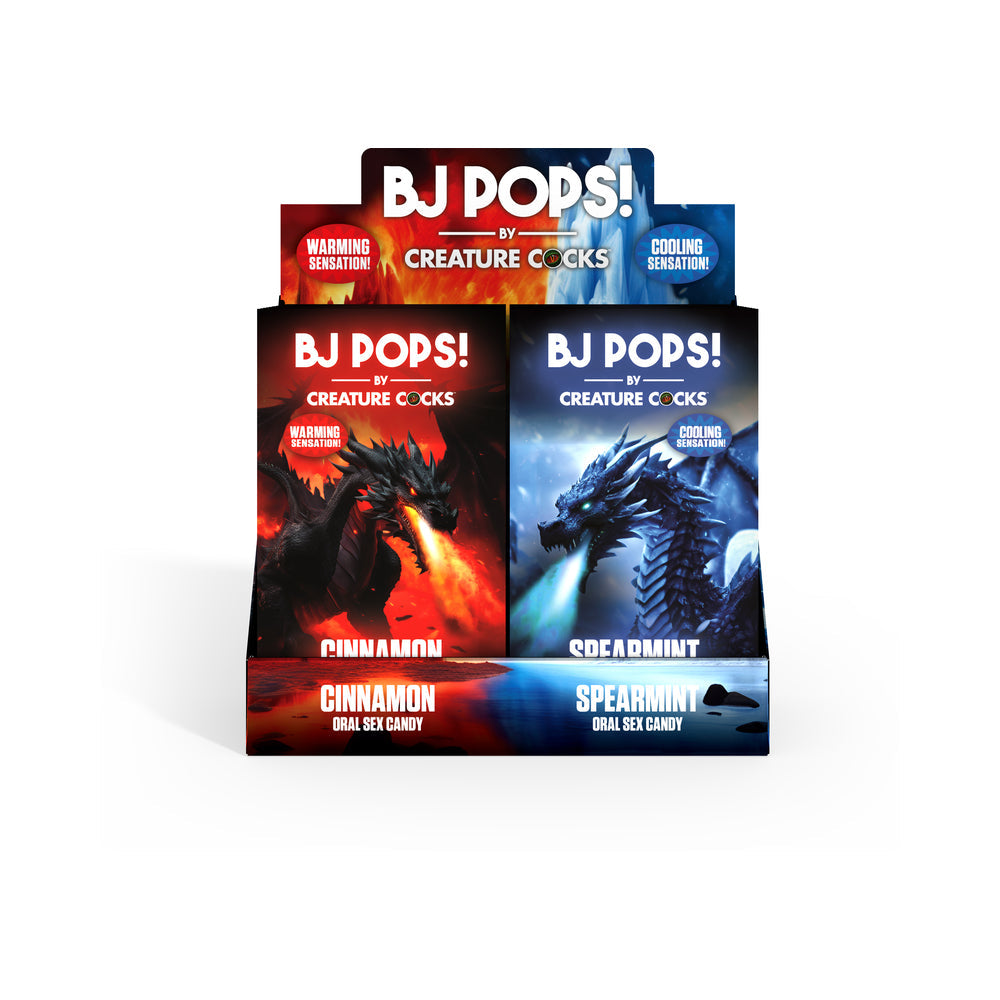 Creature Cocks BJ Pops! Cinnamon/Spearmint 24-Piece POP Display