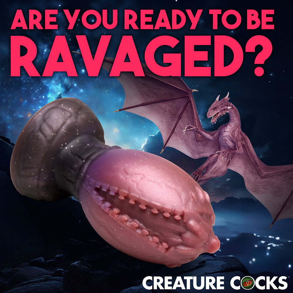 Creature Cocks Dragon Hatch Silicone Egg Large