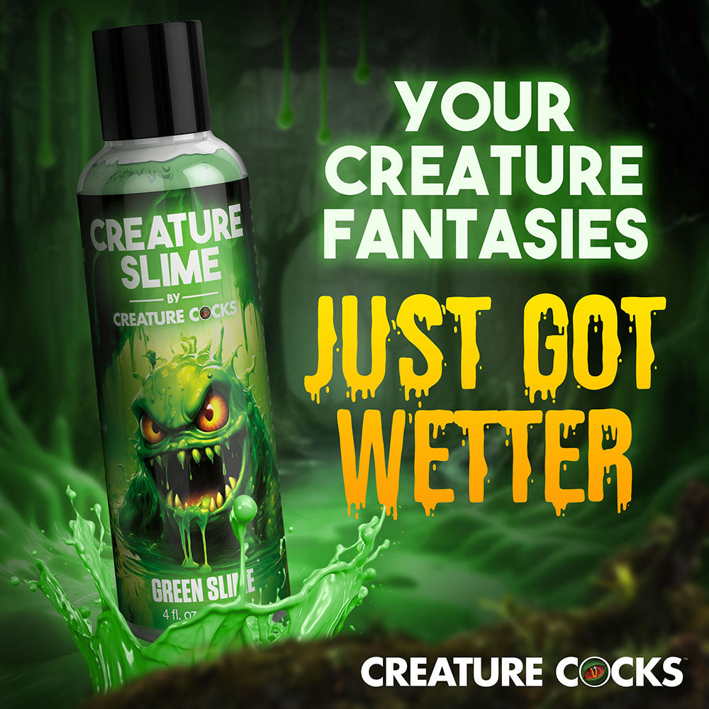 Creature Slime Green Water-Based Lubricant 4 oz.