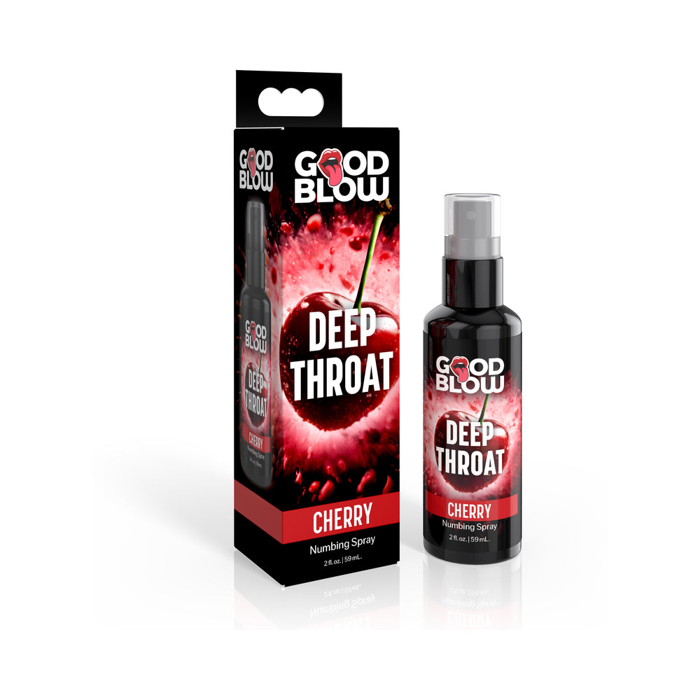 Good Blow Throat Numbing Spray Cinnamon/Spearmint 24-Piece POP Display