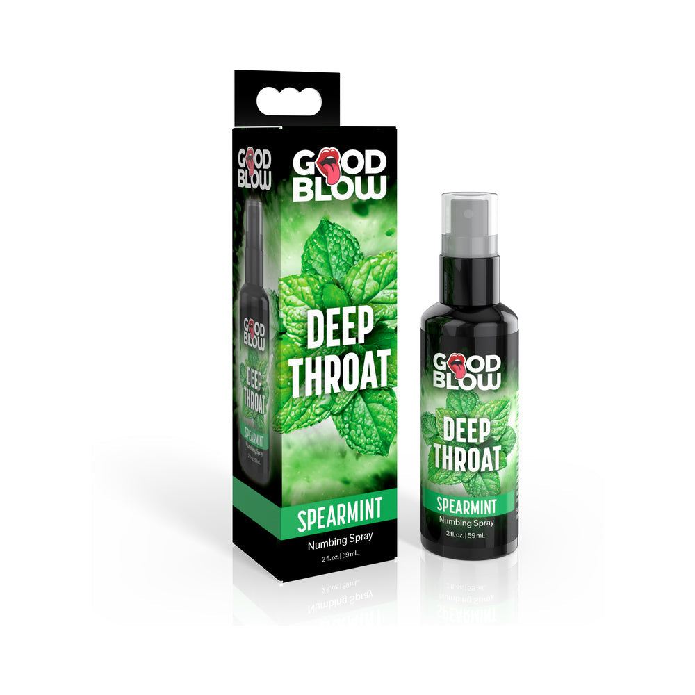 Good Blow Throat Numbing Spray Cinnamon/Spearmint 24-Piece POP Display